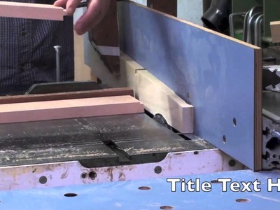 49 How To Build A Bed • Cutting 5 Degree Tenons