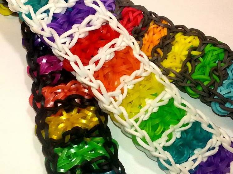 Boardwalk Bracelet Tutorial by feelinspiffy (Rainbow Loom)