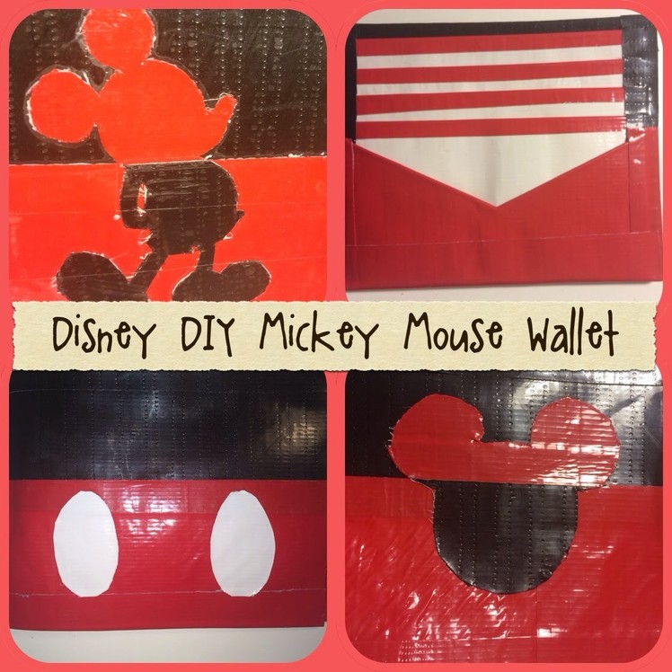 Disney DIY: Mickey Mouse Wallet
