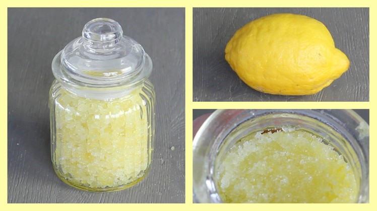 DIY citrusvruchten scrub