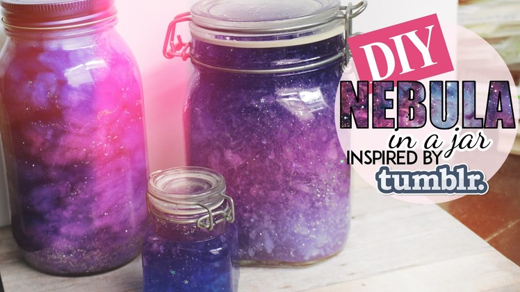 DIY Nebula in a Jar 