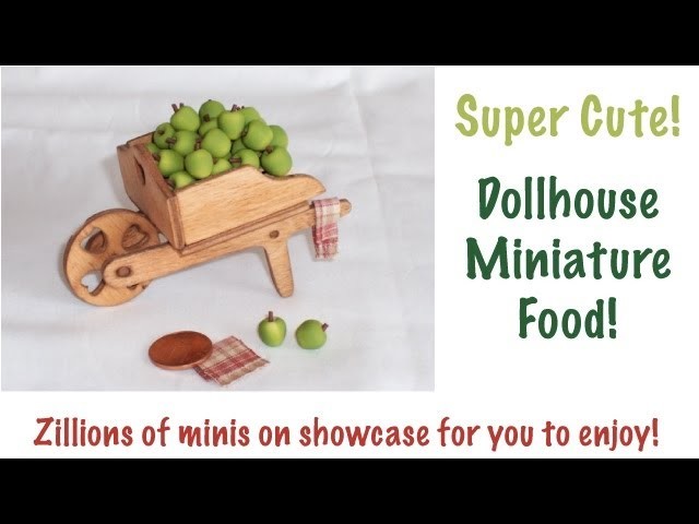 Dollhouse Miniature Polymer Clay Food Collection