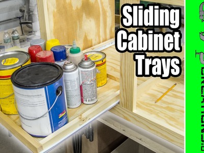 EASY DIY Slide Out Cabinet Trays - 167