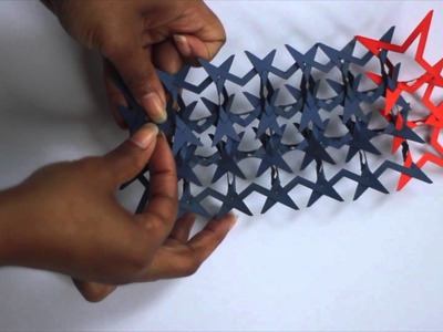 Forward fold presents.  3d paper structure (cylinder shape)