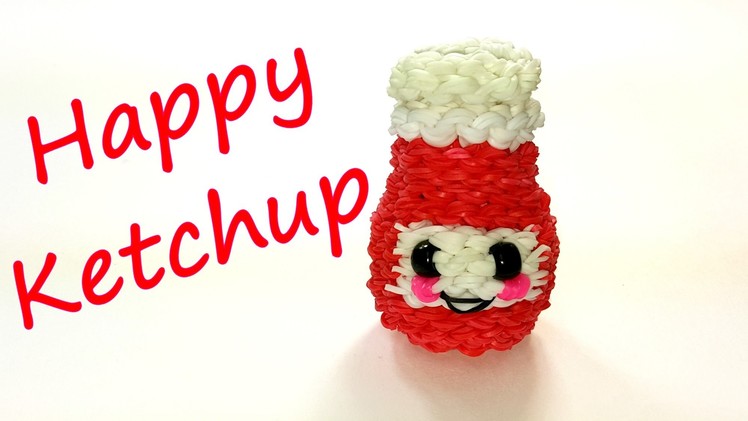Happy Ketchup Tutorial by feelinspiffy (Rainbow Loom)