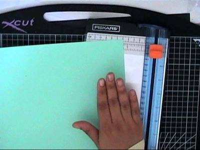 How to cut 12x12 paper - Requested video.