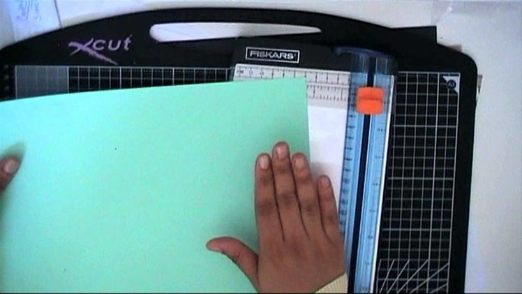 How to cut 12x12 paper - Requested video.