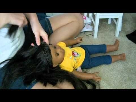 How to do a French Braid 'headband' on American Girl