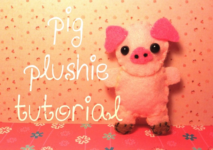 How to Make a Cute Pig Plushie