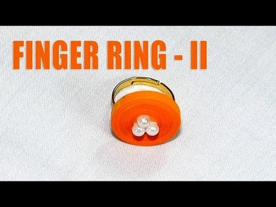 How to Make a Finger Ring Design - II
