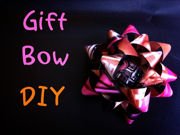 How To Make A Gift Bow - Day 8: 12 DIYs of Christmas - keepingupwithashlyn