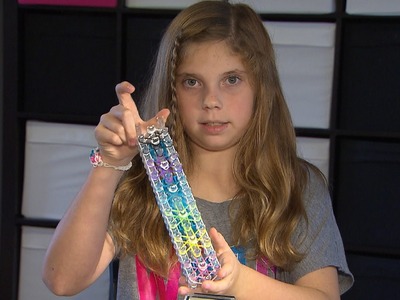 How To Make a Rainbow Loom Starburst Bracelet by Jillian