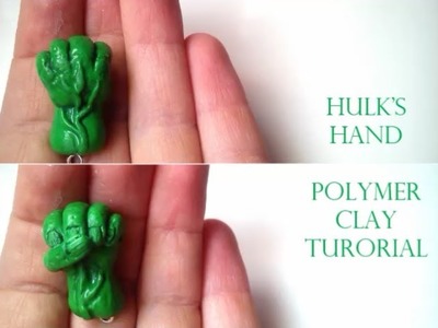 Hulk's Hand Polymer Clay Tutorial - Avengers Part 3