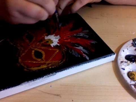 Masquerade Mask - A Time-lapsed Painting