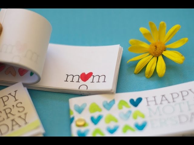 Mother's Day Craft: Flip Book Card