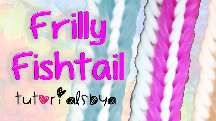 NEW {2 Row} Frilly Fishtail Bracelet Rainbow Loom Tutorial
