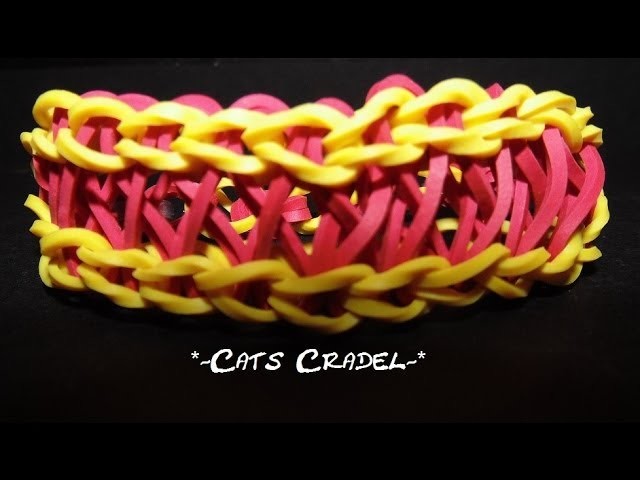 *NEW* How to make a "Cats Cradle" bracelet on the Wonder Loom