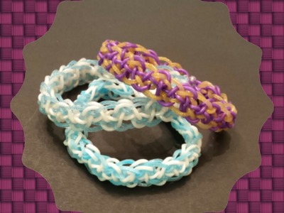 New "Ionic Serpant" Rainbow Loom Bracelet.How to Tutorial