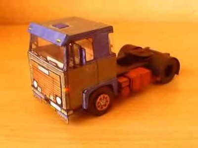 Paper truck model