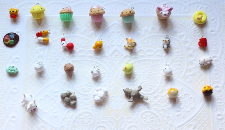 Polymer Clay Charm Update #1 ~ Charms inspired by Frainyxo, MsParkPark, LilacSprinkles and More!