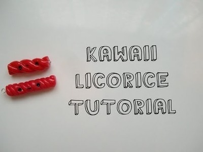 Polymer Clay Kawaii Licorice Tutorial