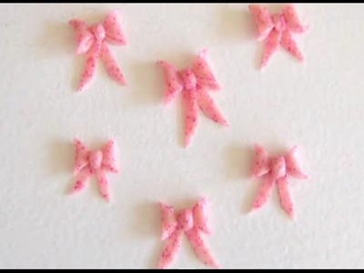 Polymer Clay Miniature - Bows