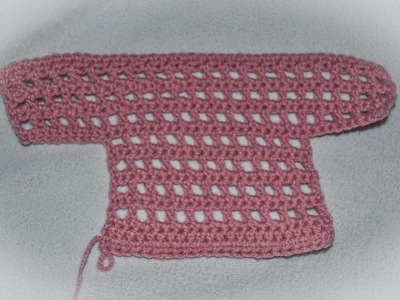 Prosty sweterek na szydełku. very simple crochet cardigan