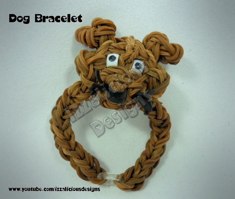 Rainbow Loom Dog Charm Bracelet