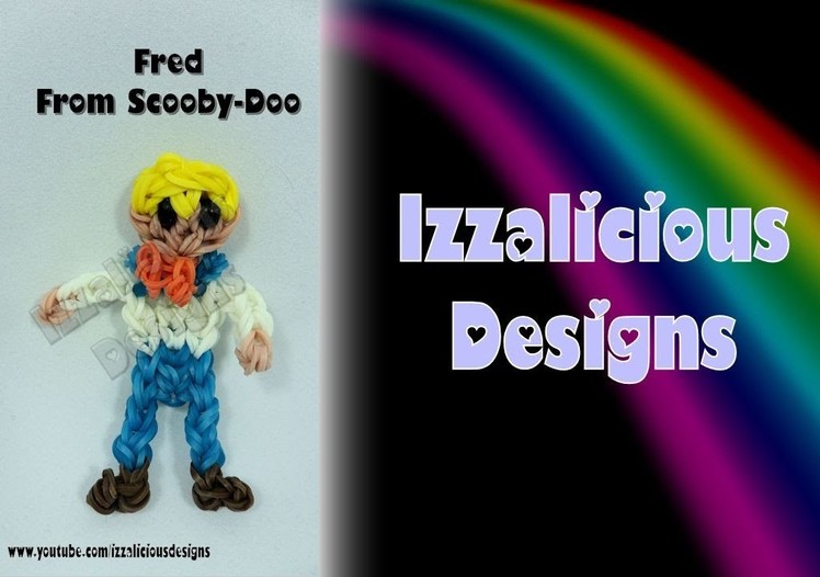 Rainbow Loom Fred from Scooby-Doo Action Figure.Charm - Gomitas