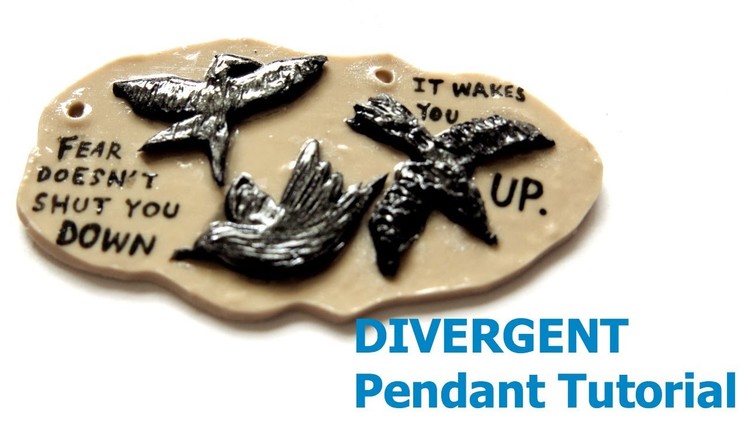 Tris's Tattoo (Divergent) Polymer Clay Pendant Tutorial