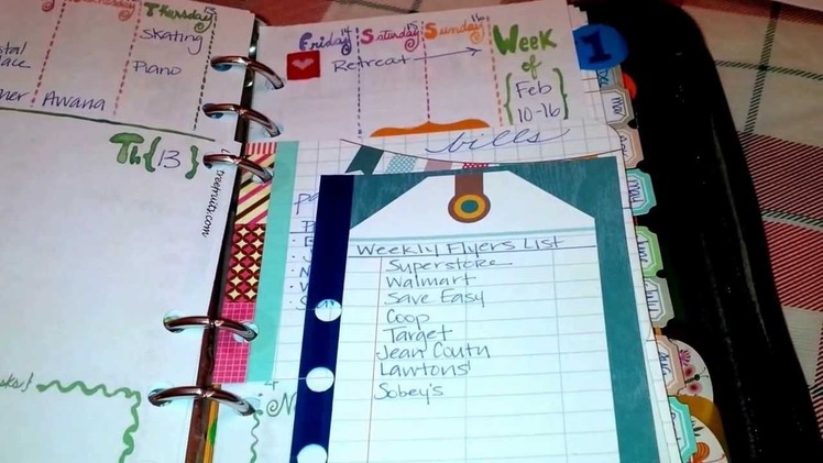 Two super-quick Planner DIYs for your Filofax.Day-Timer.Personal organizer