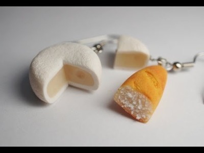 Brie Tutorial, Miniature Food Jewelry Tutorial, Polymer Clay Food Tutorial