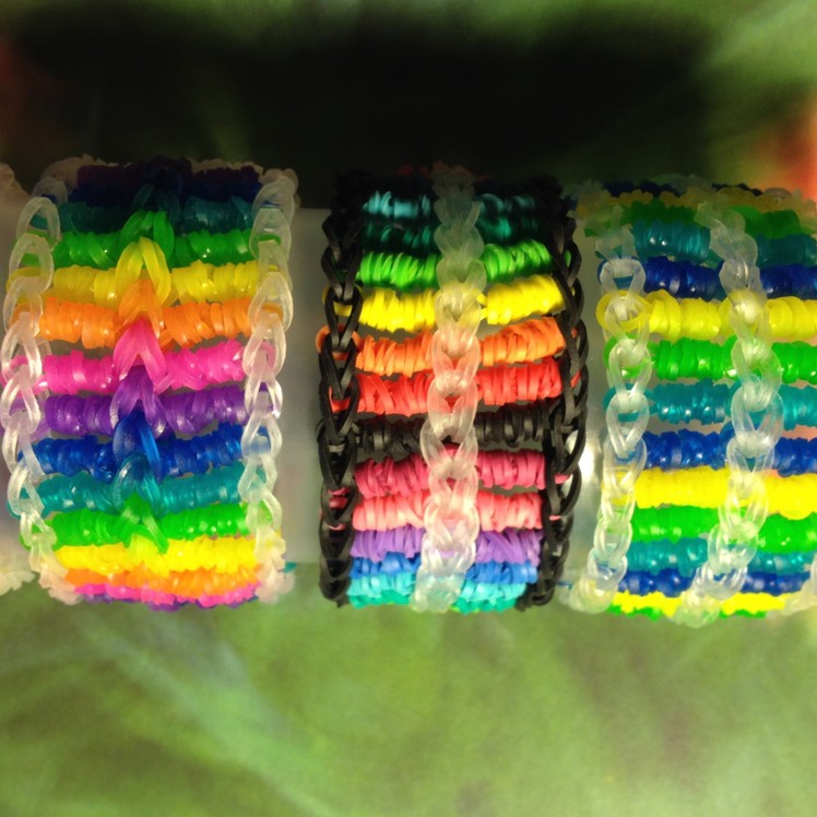 Candy Streamer Bracelet (Part 1) On Rainbow Loom