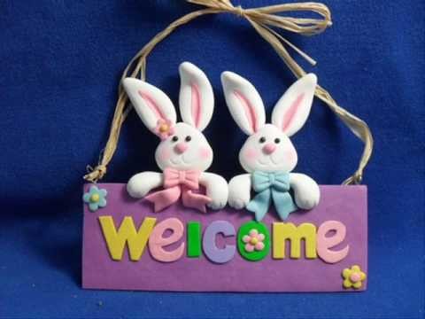 Clay dough Easter decoration China Supplier