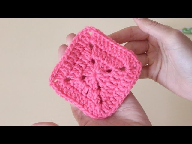 Crochet for beginners : Easy Solid style granny square