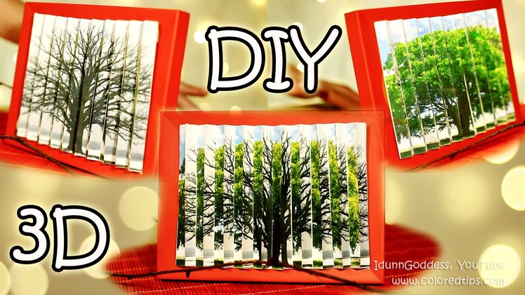 DIY 2 pictures in 1 - How To Make 3D Optical Illusion Picture Tutorial