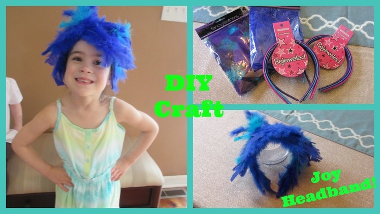 DIY Craft JOY Headband | Inside Out Inspired Disneybound