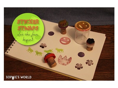 DIY sticker stamps | Sophie's World