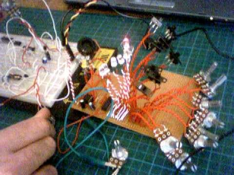 DIY Synth:004 - 8 step sequencer - VCO - LFO