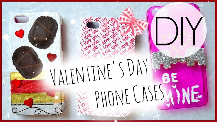 DIY Valentine's Day Phone Cases