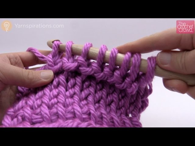 How To Do Tunisian Purl Stitch