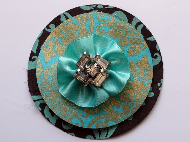 How To Make a Paper Brooch