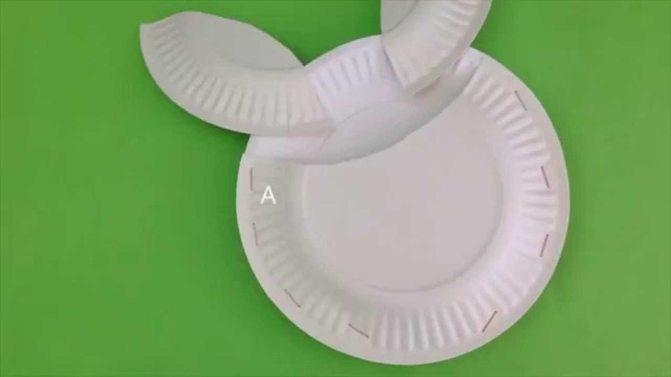 How to make a paper plate bunny basket