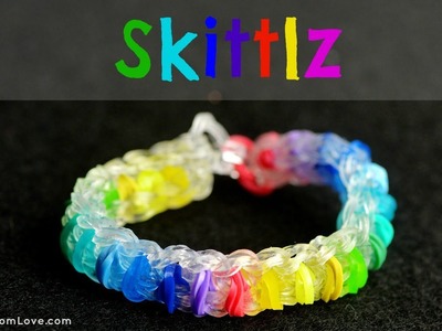 How to Make a Rainbow Loom Skittlz Bracelet