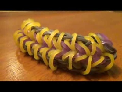 How to make a "Zippy Chain" Rainbow Loom bracelet!