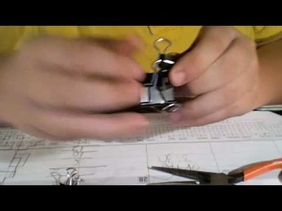 How to make an iphone holder out of paper clips