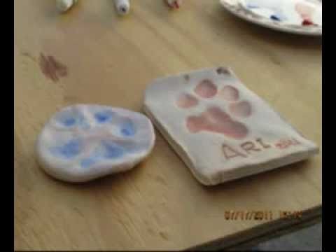 How to make dog footprint with Ari