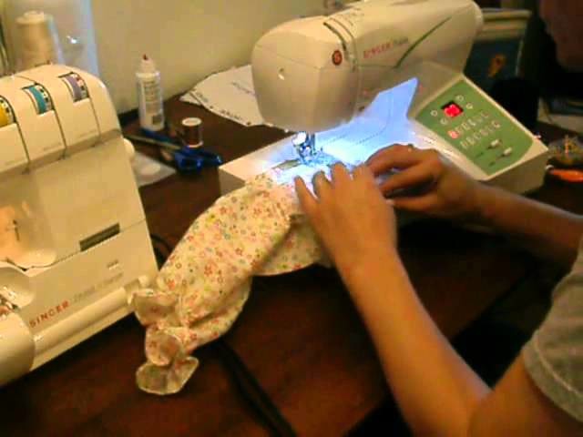 How to make doll dress for Vanessa Valentine Serger Doll