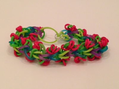 How To Make The Rose Chain Rainbow Loom Bracelet