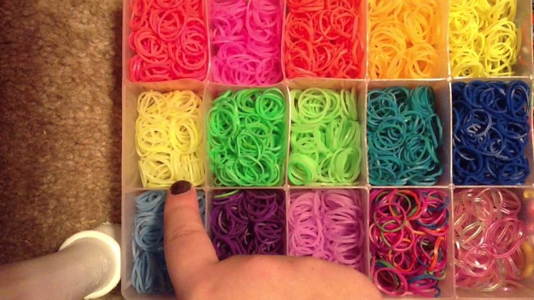 How To Organize Rainbow Loom Rubber Bands - Second Box